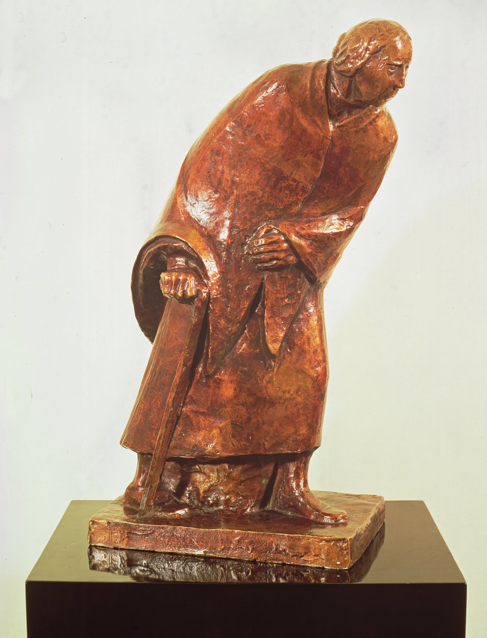 Anciana con bastón, 1913 de Ernst Barlach