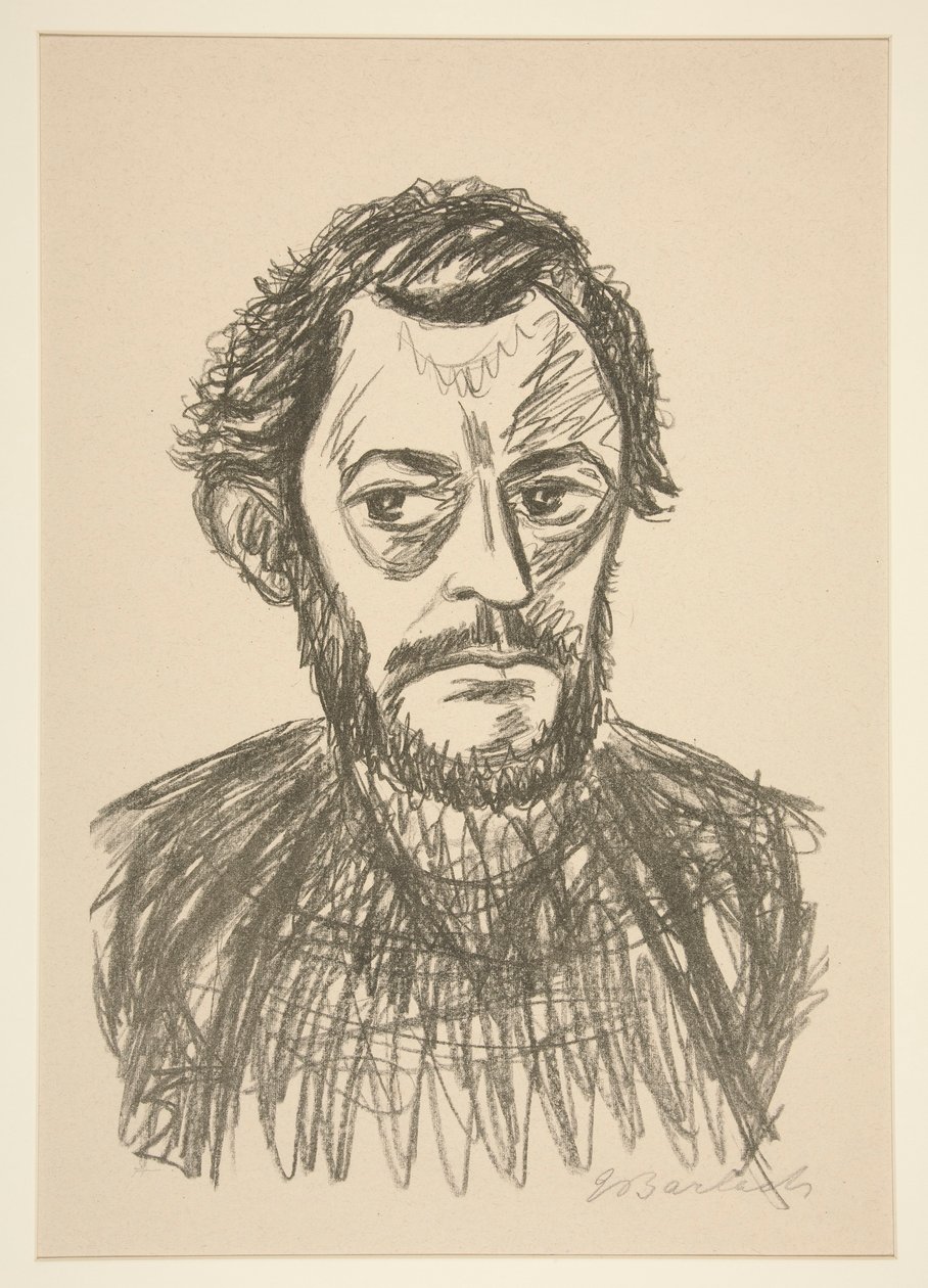 Autorretrato III (Autorretrato III) de Ernst Barlach