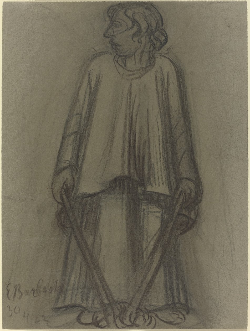 Figura de pie con antorchas apagadas, 1922 de Ernst Barlach