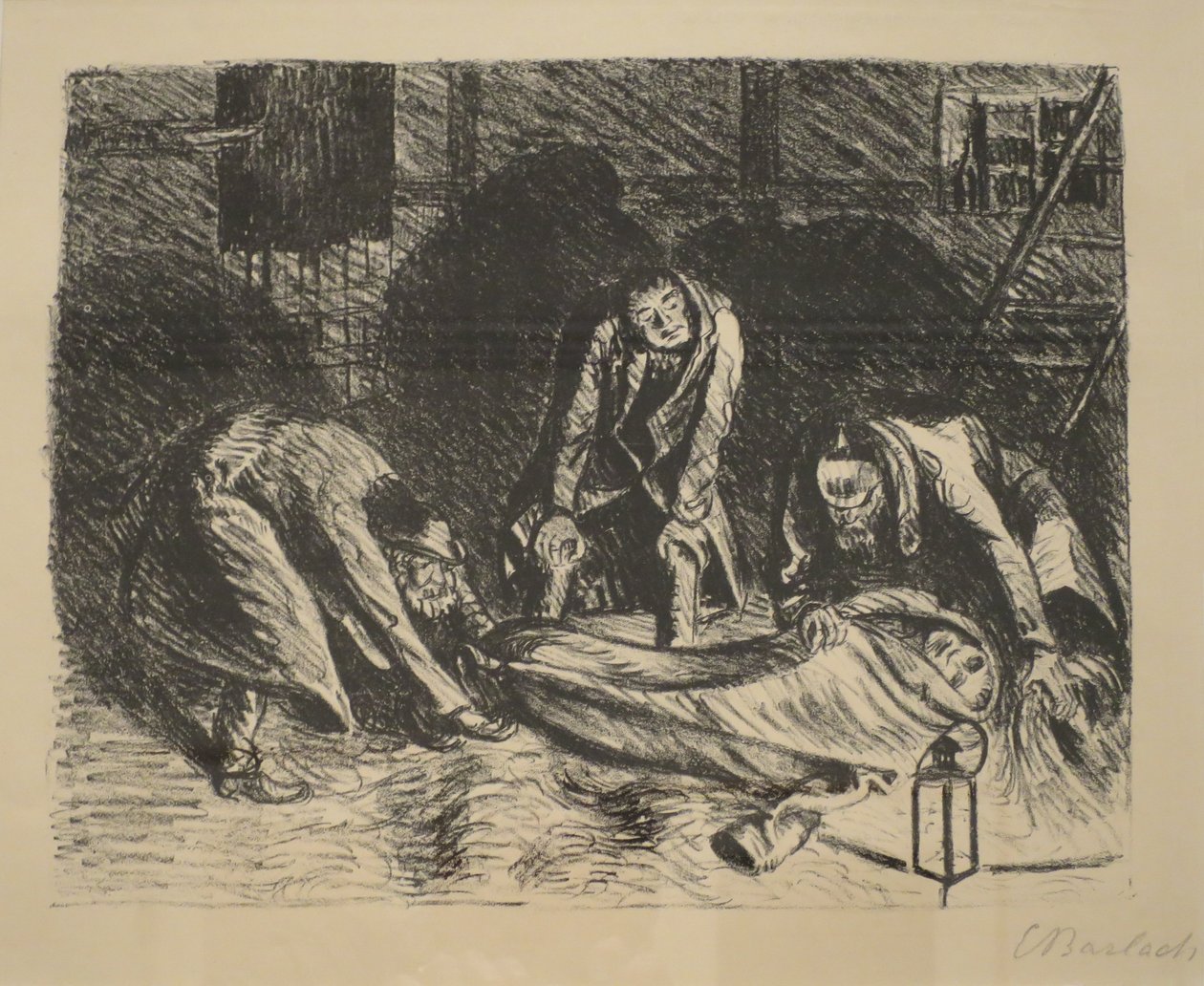 El primo pobre", de Ernst Barlach, c. 1917, Museo de Arte de Honolulú, 13150 de Ernst Barlach