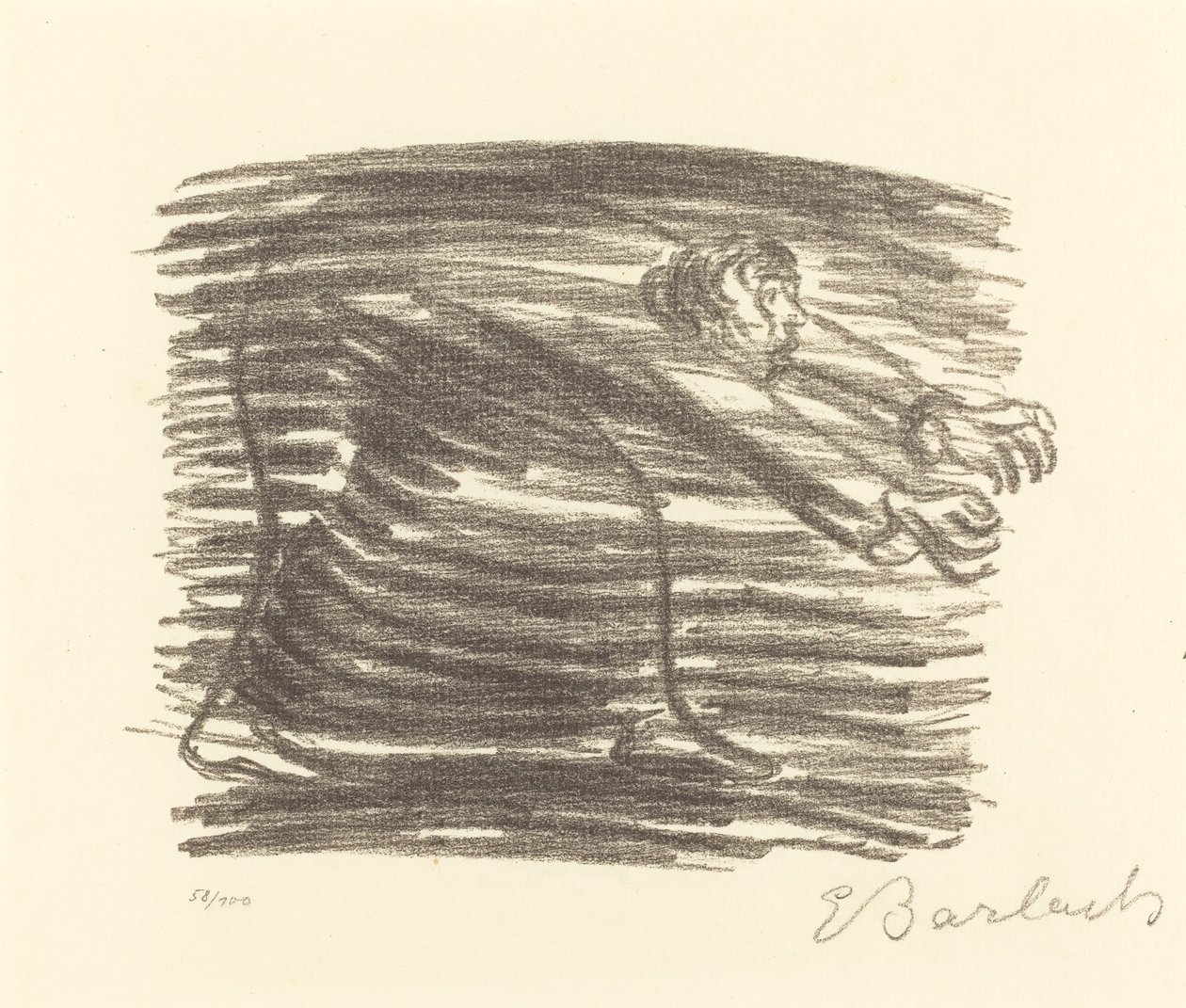 Paseo en la sombra de Ernst Barlach