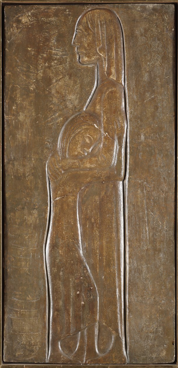 Viuda e hija: Estudio para el memorial de los muertos de la Primera Guerra Mundial de Ernst Barlach