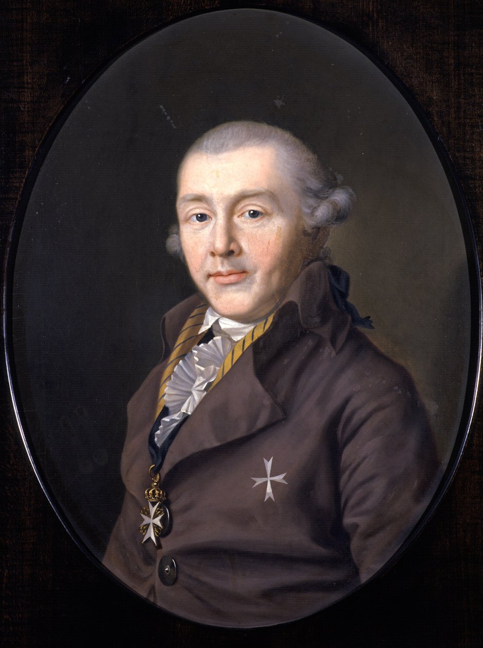 Retrato del príncipe August von Sachsen-Gotha-Altenburg, 1795 de Ernst Christian Specht