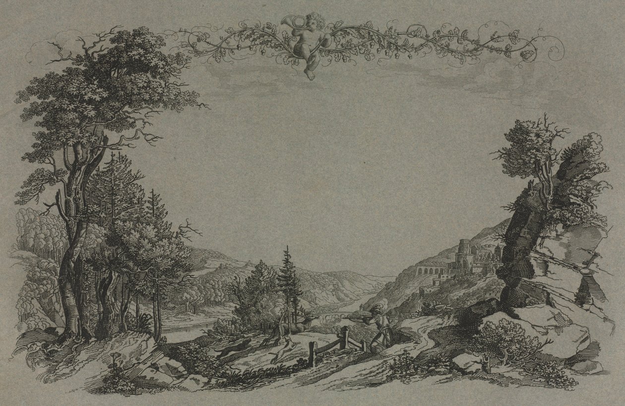Seis vistas del castillo de Heidelberg de Ernst Fries