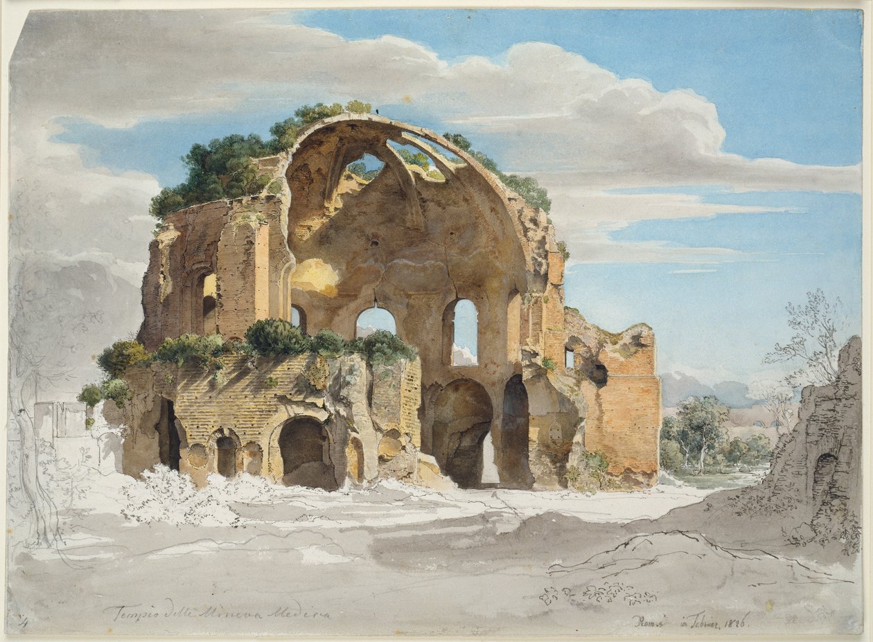 Templo de Minerva Médica en Roma de Ernst Fries
