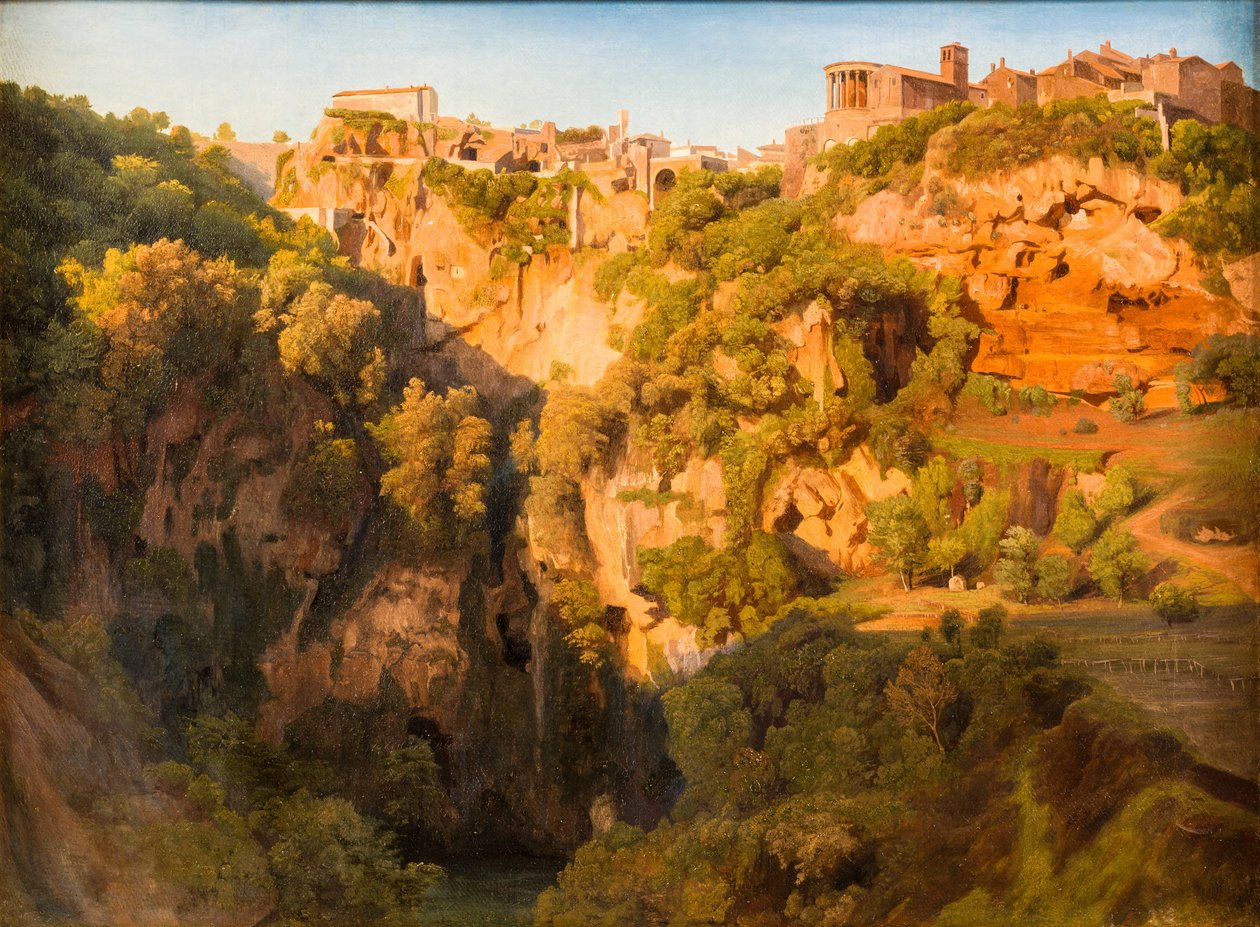 Las cascadas de Tívoli con el Ponte Lupo, el Templo de Vesta y el Templo de la Sibila
Las cascadas de Tívoli con el Ponte Lupo, el Templo de Vesta y el Templo de la Sibila de Ernst Fries
