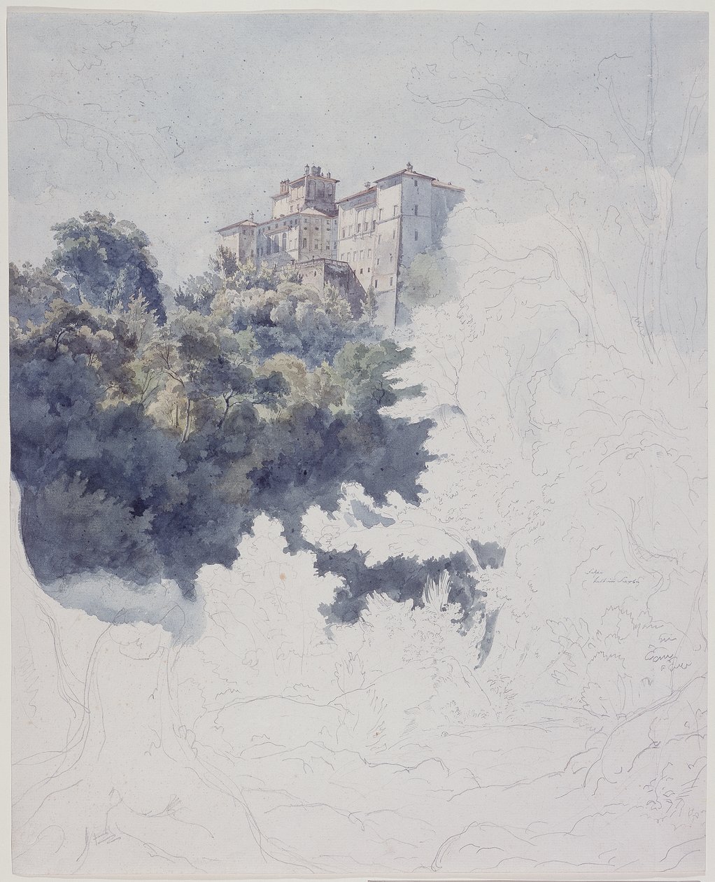Villa Chigi, cerca de Ariccia de Ernst Fries