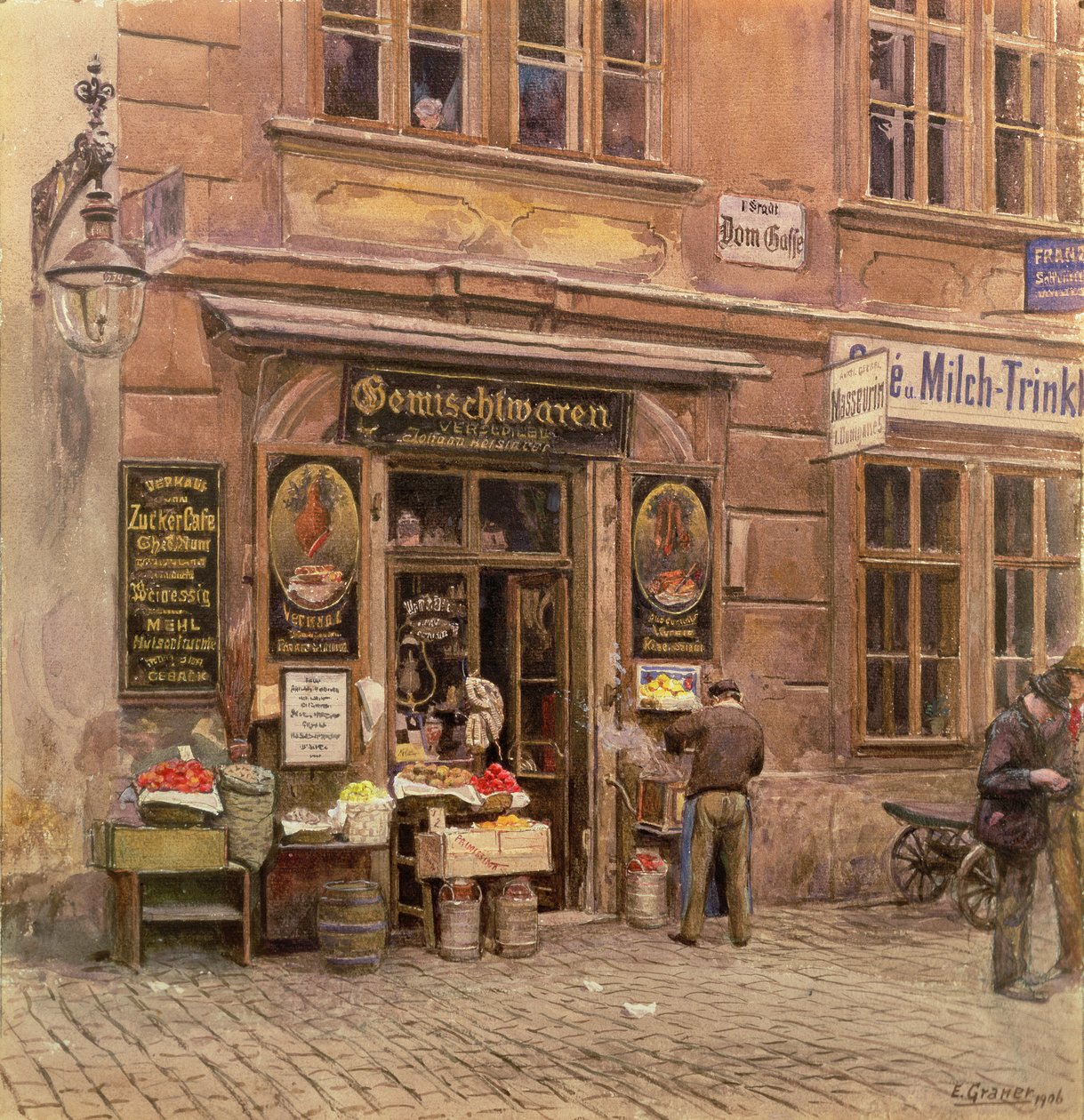 La tienda general, Viena, 1906 de Ernst Graner