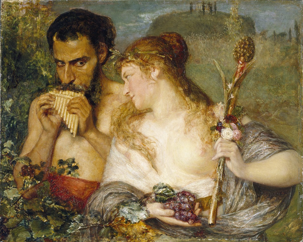 Ninfa y fauno, 1878 de Ernst Josephson