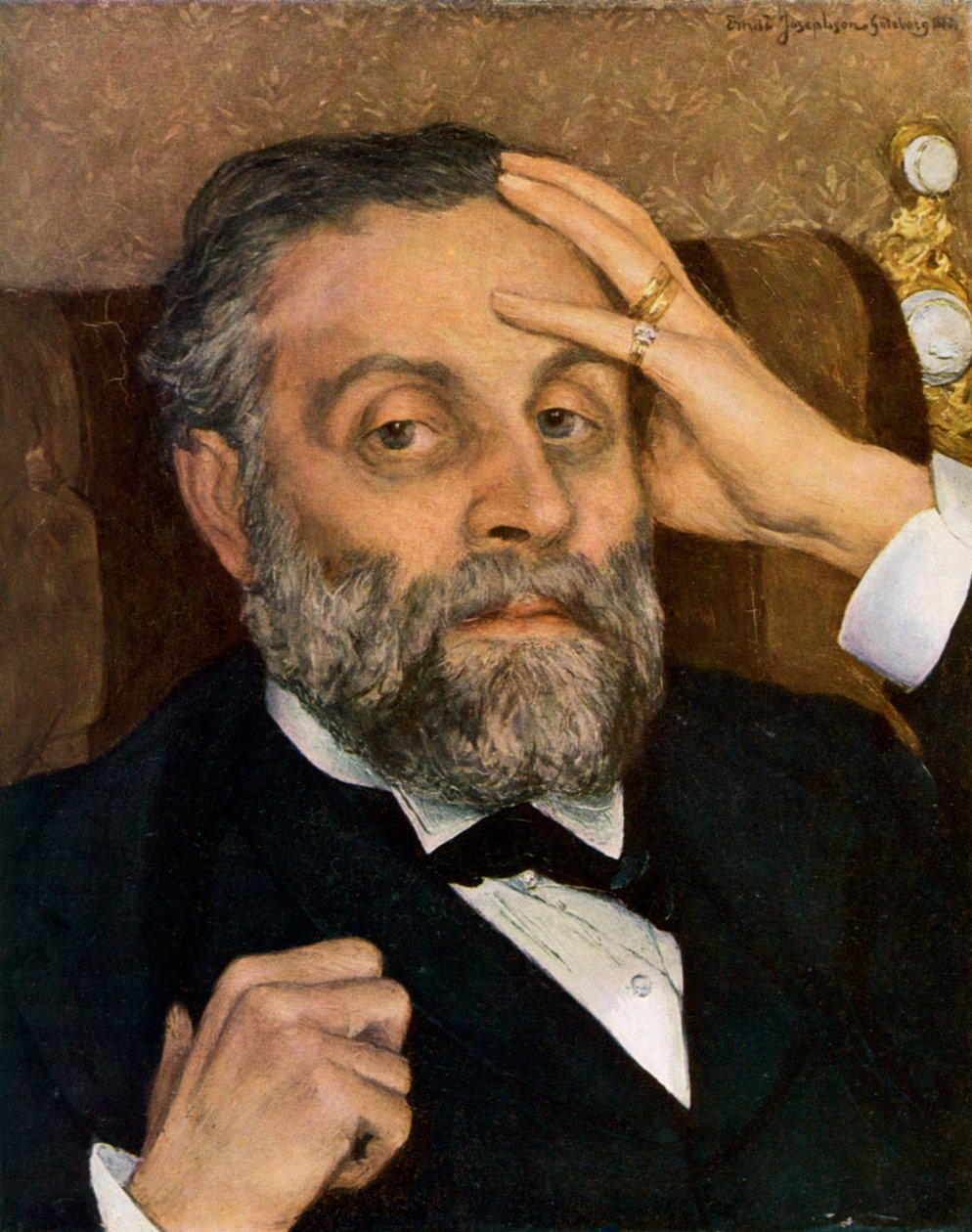Retrato de Pontus Fürstenberg, 1883 1945 de Ernst Josephson