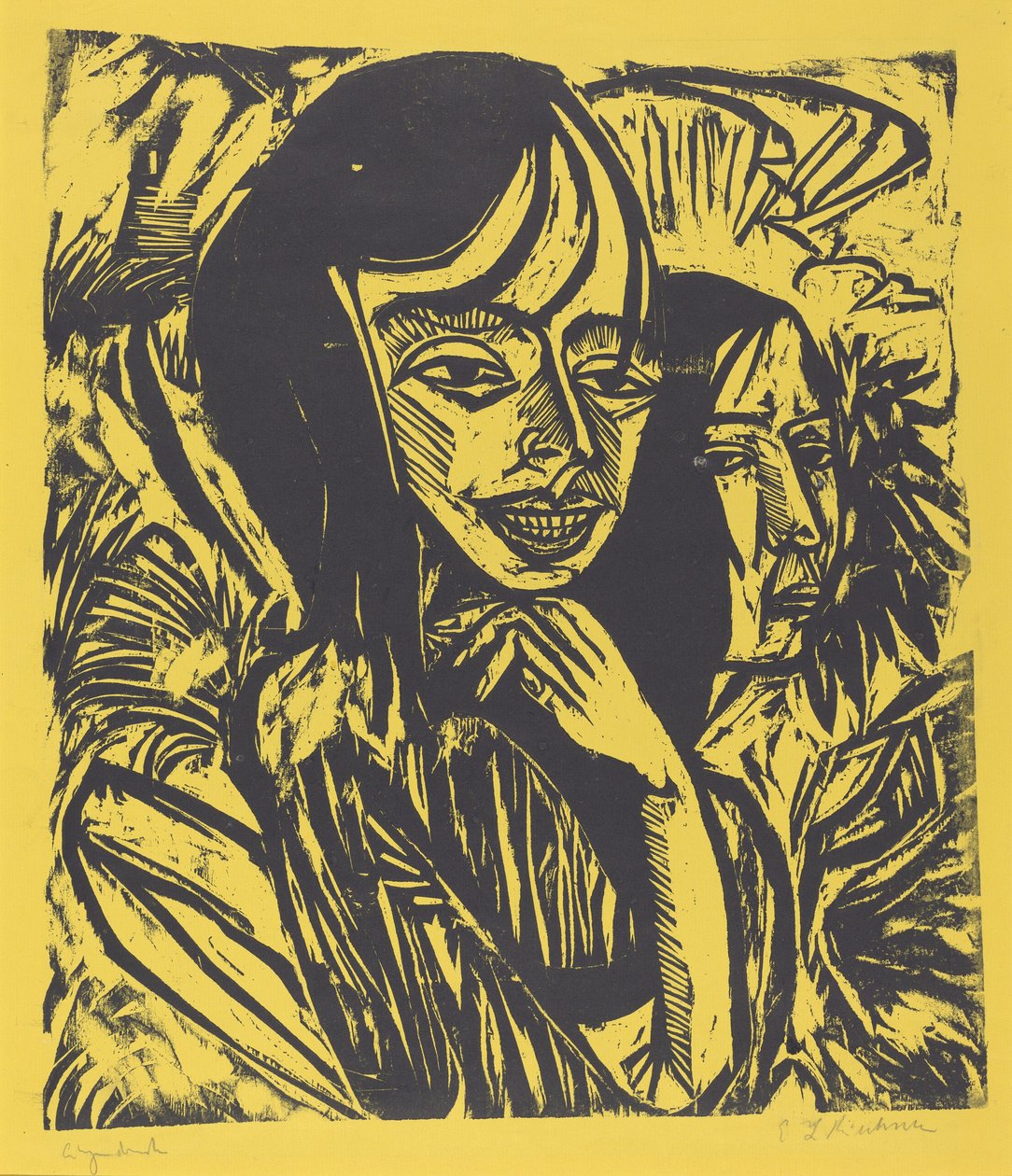 Chicas de Fehmarn, 1913 de Ernst Ludwig Kirchner