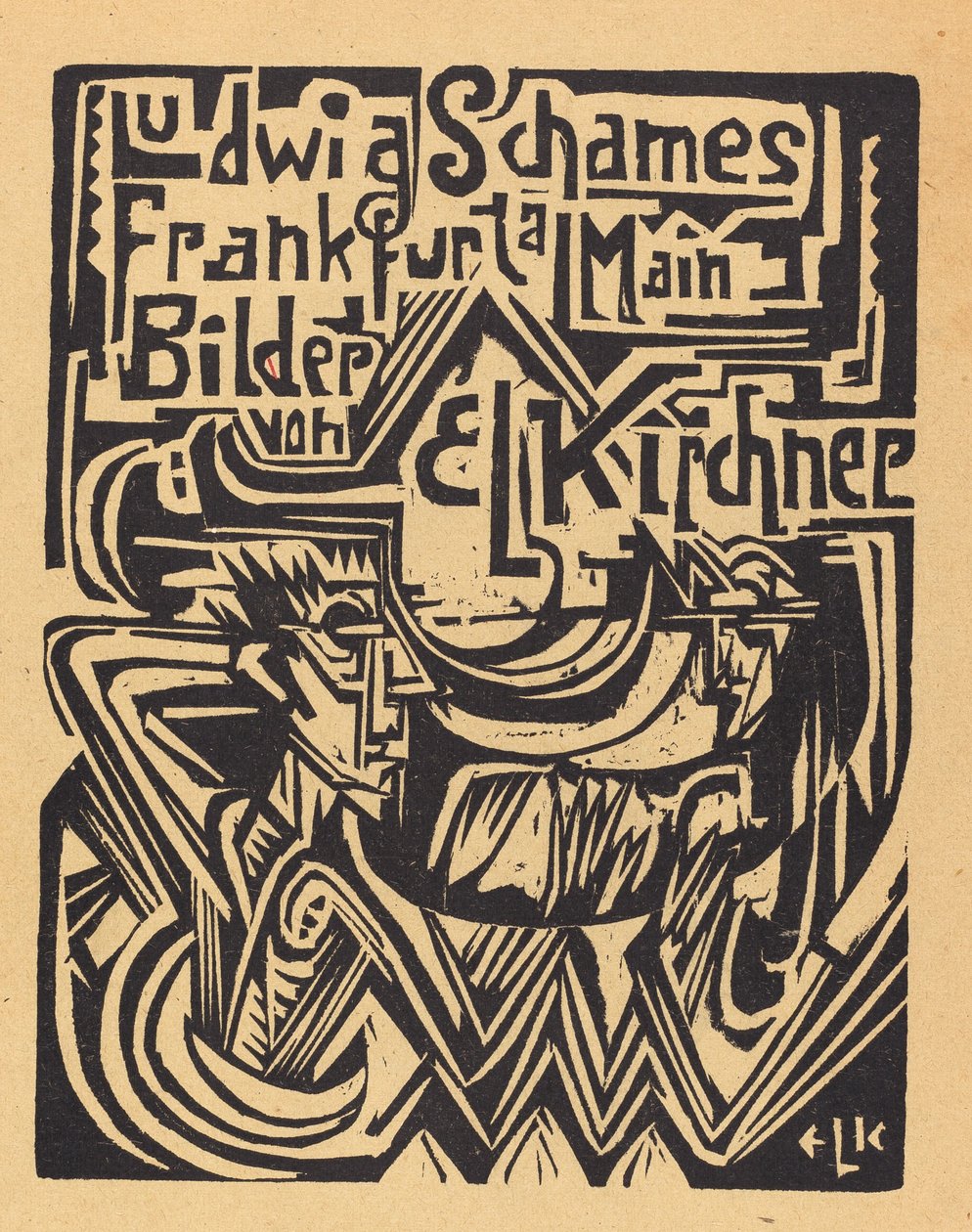 Ludwig Schames Frankfurt a Main, 1919 de Ernst Ludwig Kirchner