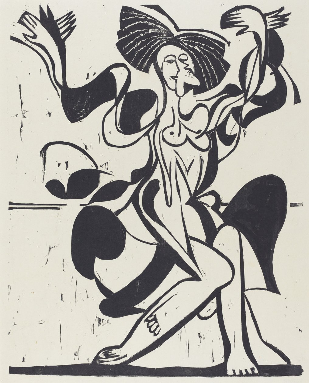 El Baile de Mary Wigman, 1933 de Ernst Ludwig Kirchner