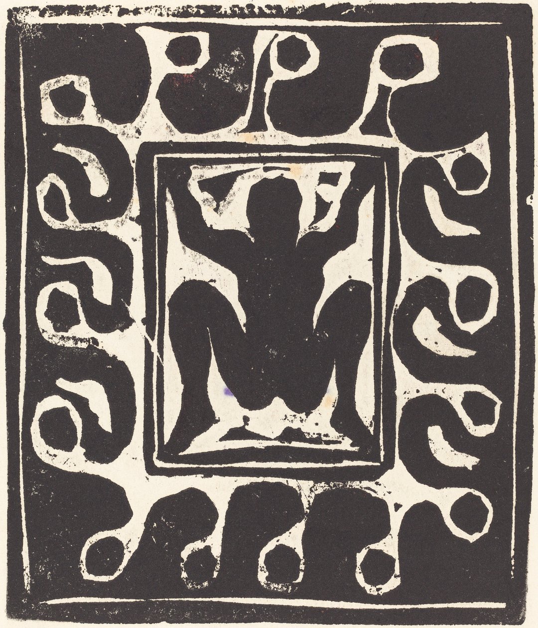 Bailarina Desnuda, 1906 de Ernst Ludwig Kirchner