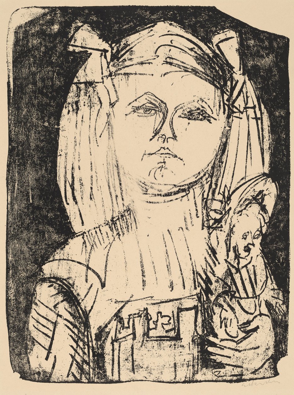 Niña con muñeca de Ernst Ludwig Kirchner