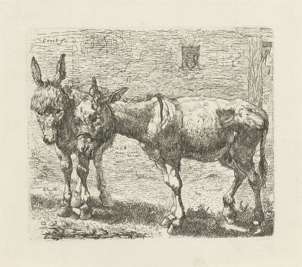 dos burros de Ernst Ludwig Creite
