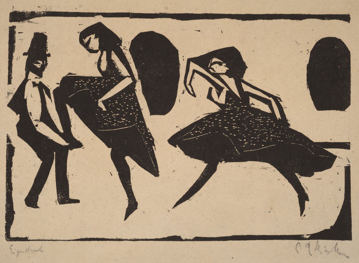 Danza acrobática de Ernst Ludwig Kirchner