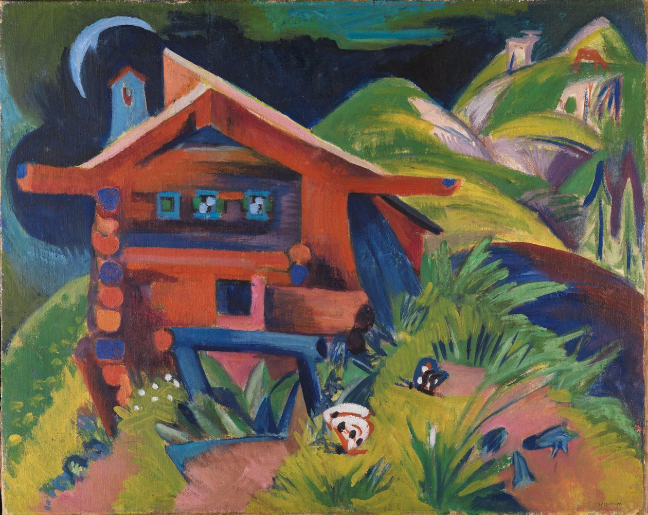 Cabaña alpina de Ernst Ludwig Kirchner