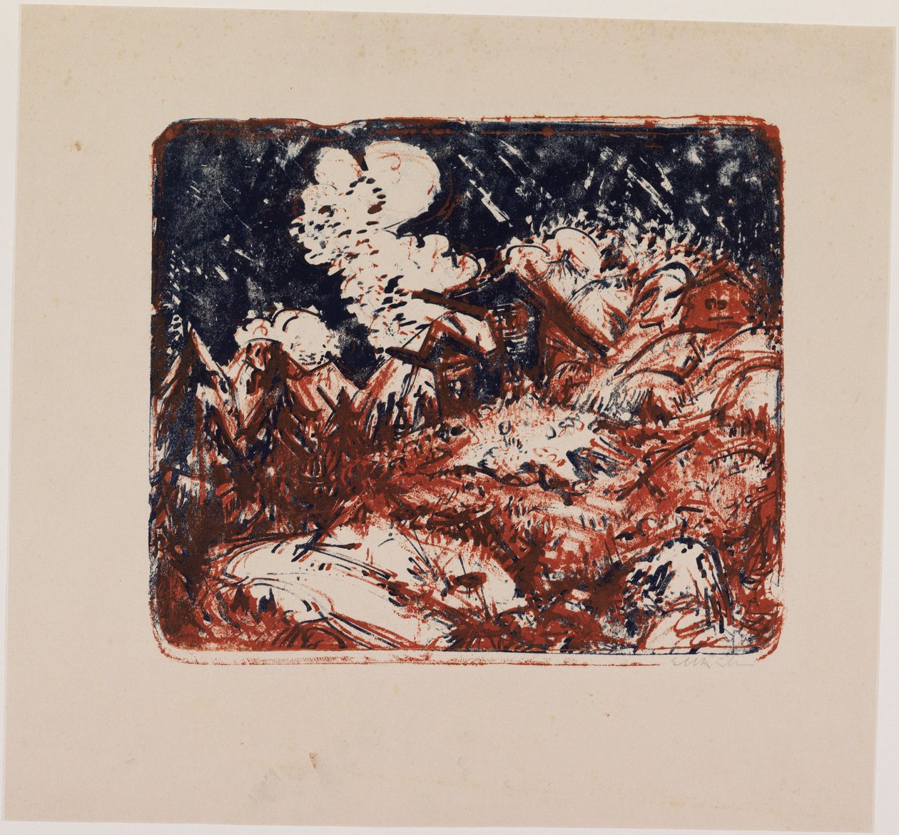 Cabañas de montaña de Ernst Ludwig Kirchner