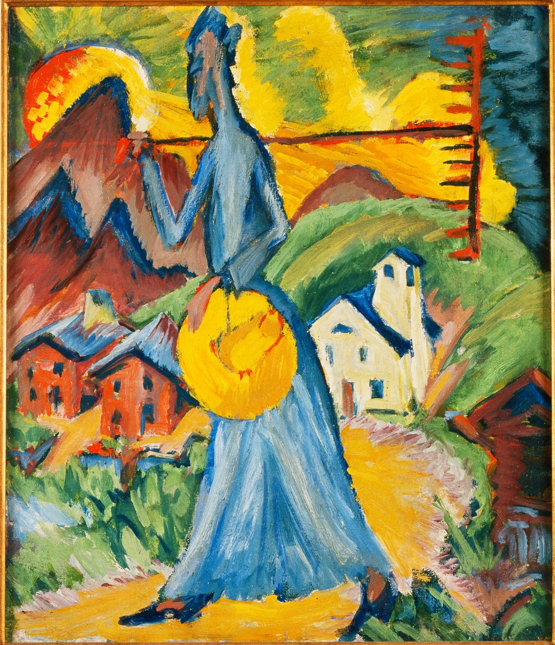 Alpleben, tríptico de Ernst Ludwig Kirchner
