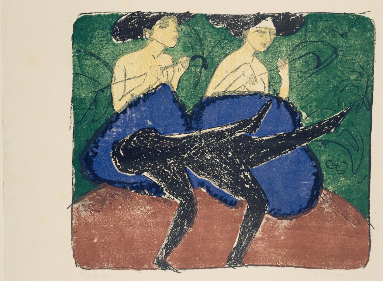 Chicas americanas de Ernst Ludwig Kirchner