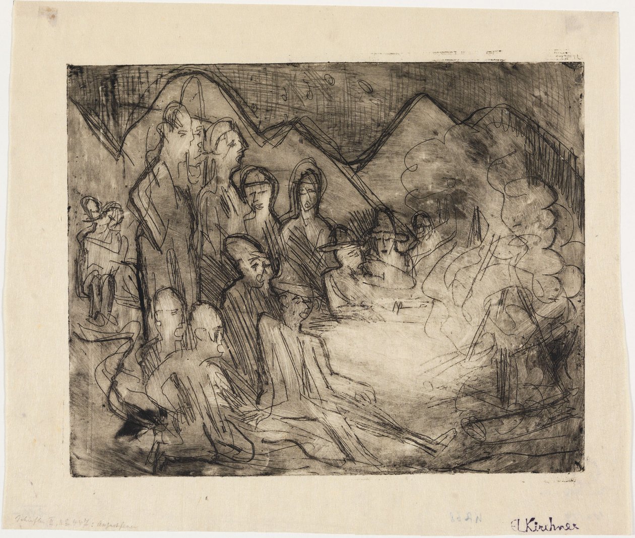 Hoguera de agosto de Ernst Ludwig Kirchner