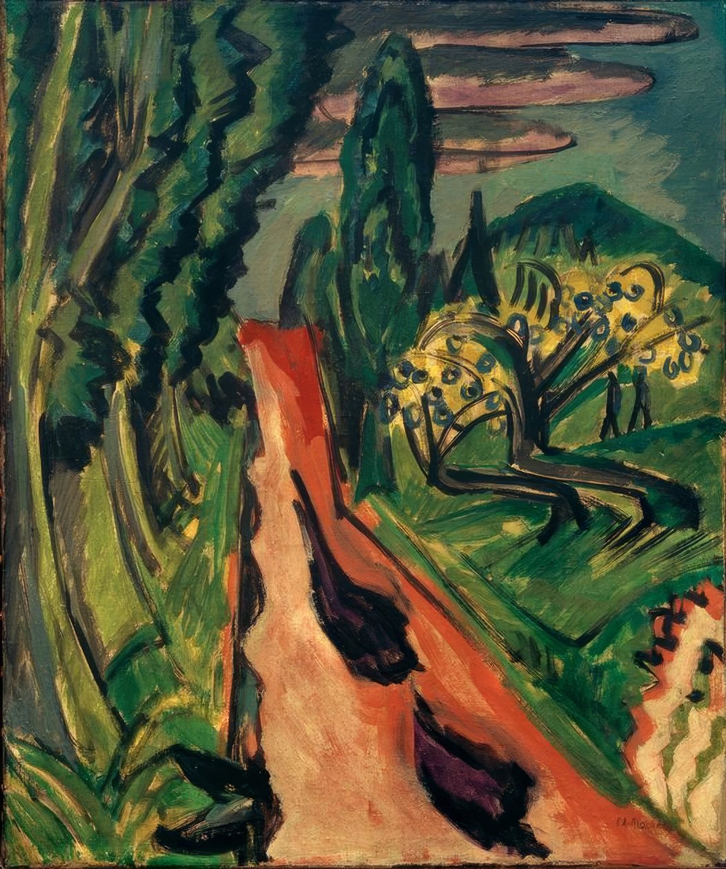 Autopista en el Taunus de Ernst Ludwig Kirchner