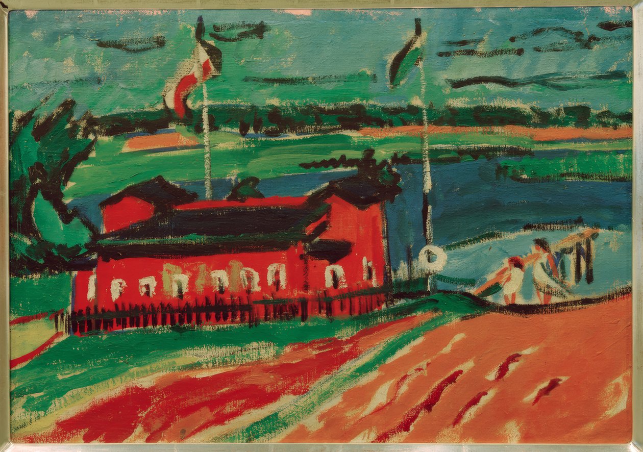 Baños cerca de Dresde de Ernst Ludwig Kirchner