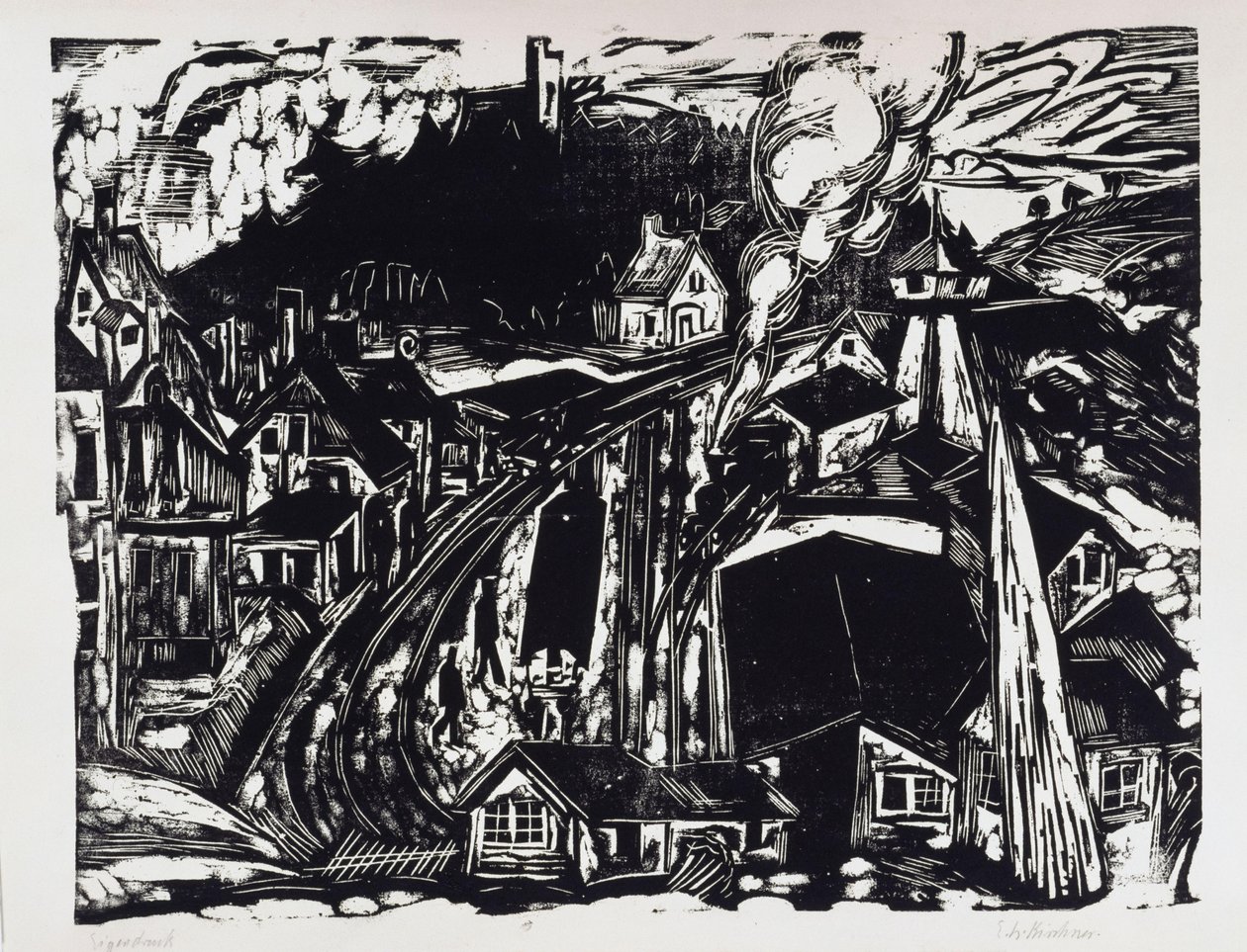 Estación de Königstein im Taunus de Ernst Ludwig Kirchner