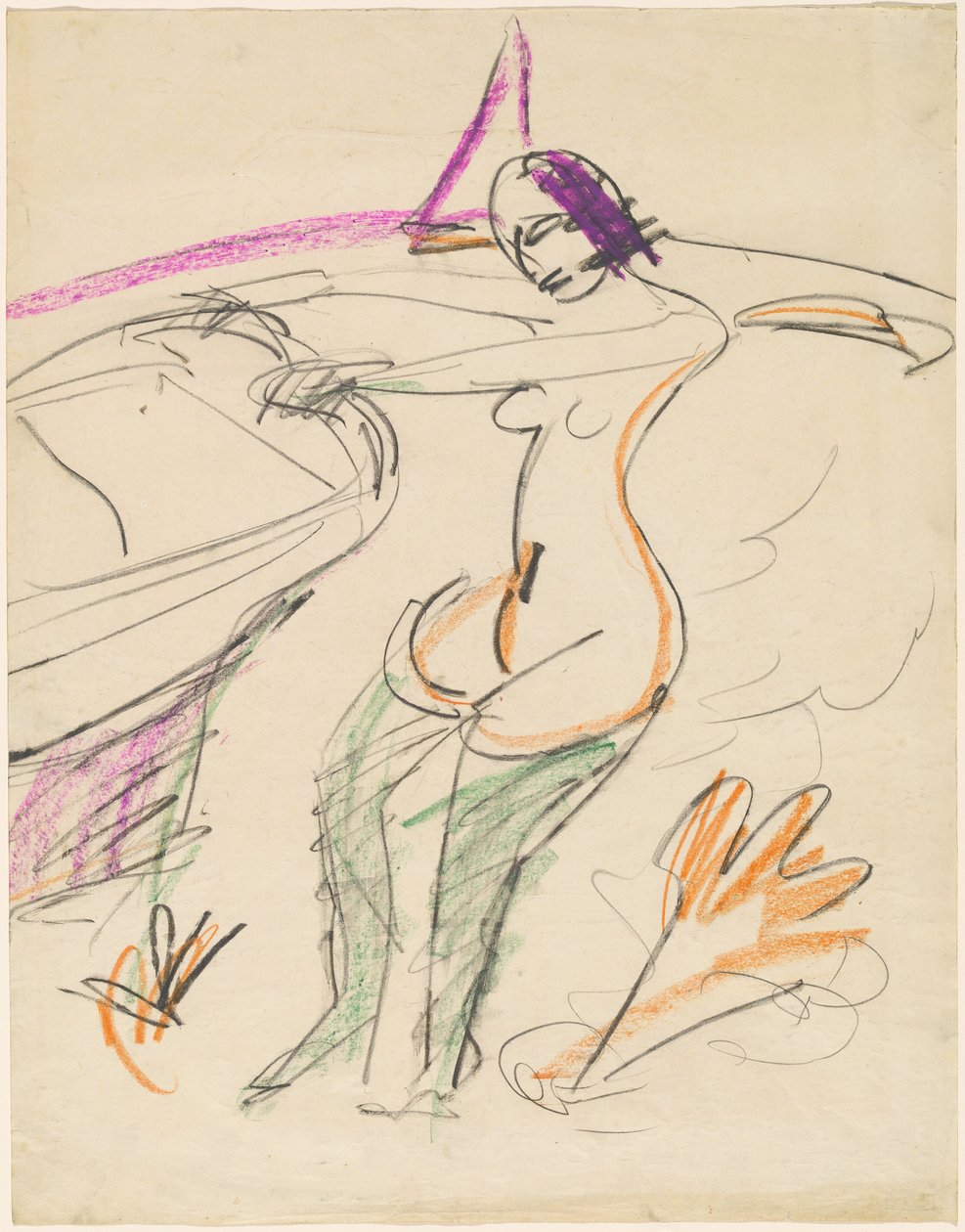 Bañista de Ernst Ludwig Kirchner