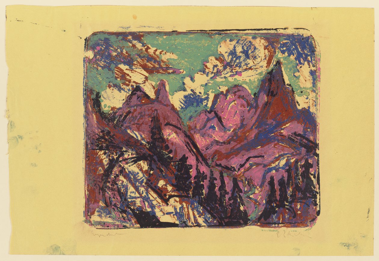 Berge de Ernst Ludwig Kirchner