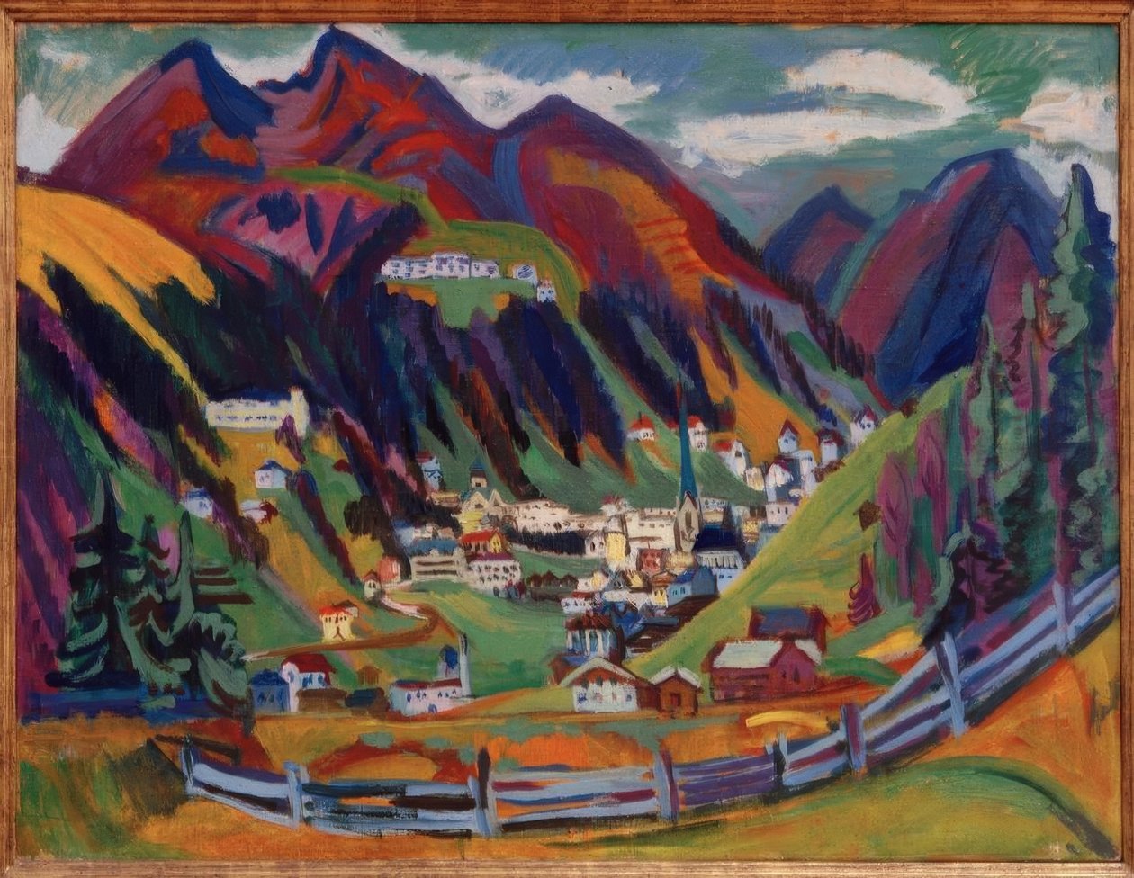 Vista de Davos de Ernst Ludwig Kirchner