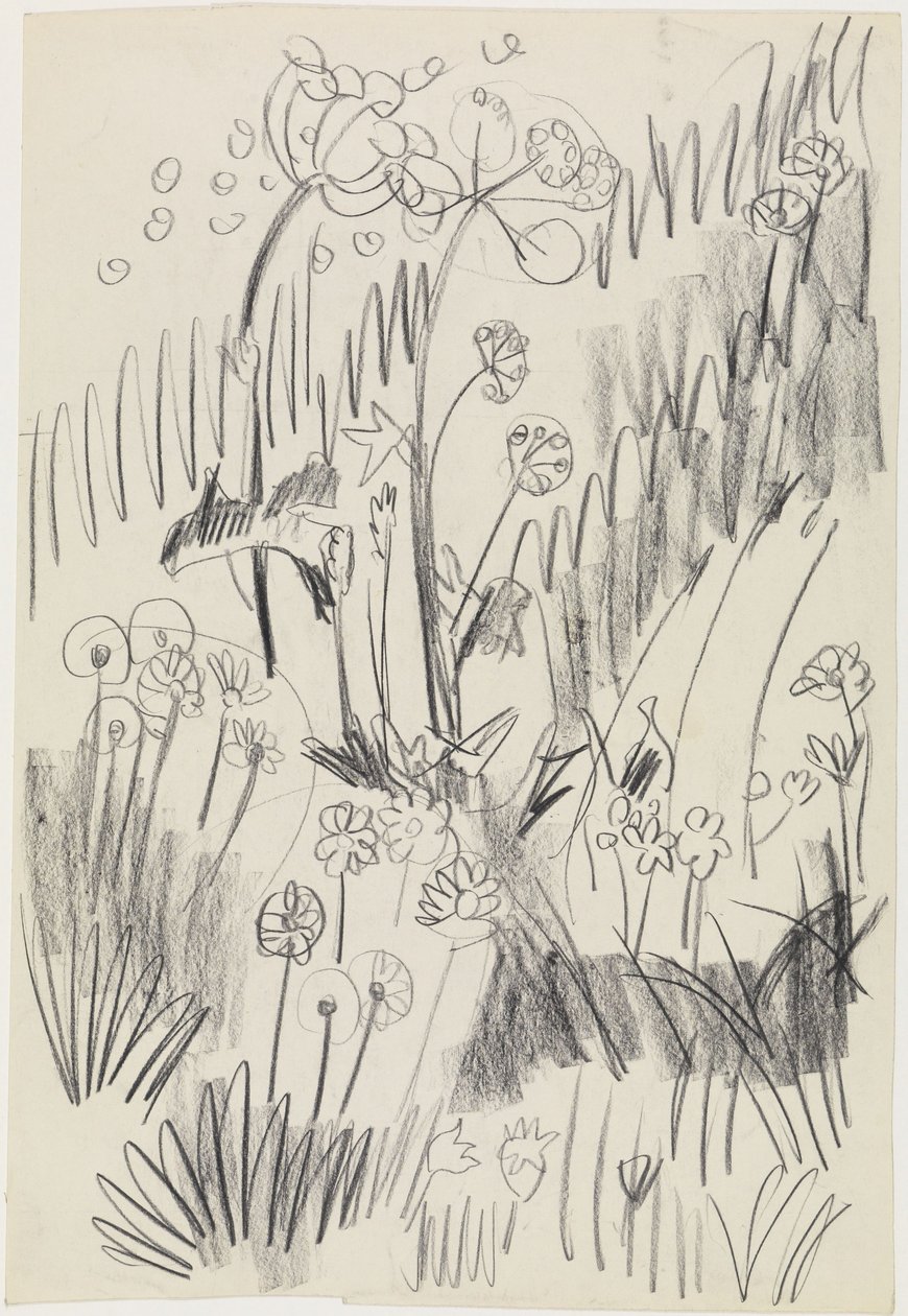 Pradera de flores de Ernst Ludwig Kirchner