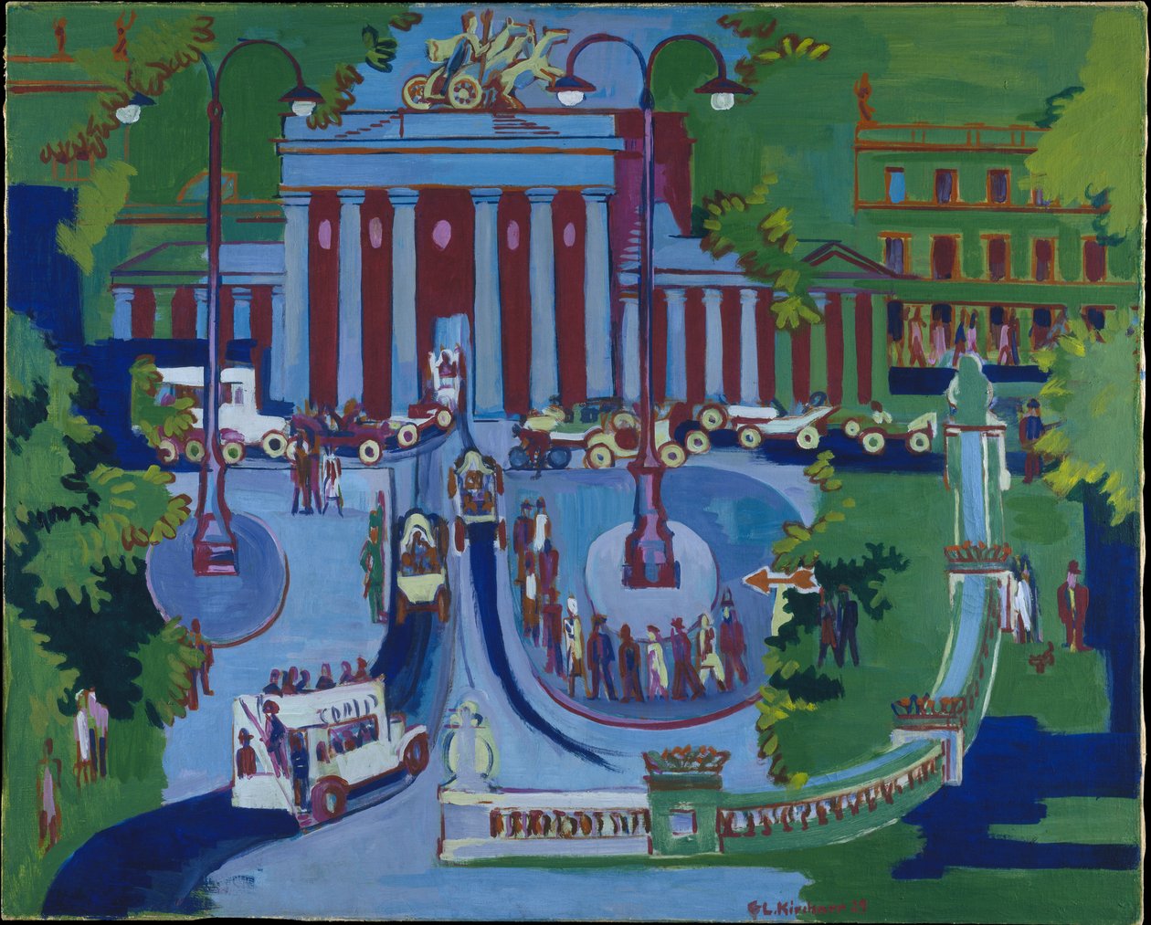 Puerta de Brandeburgo de Ernst Ludwig Kirchner