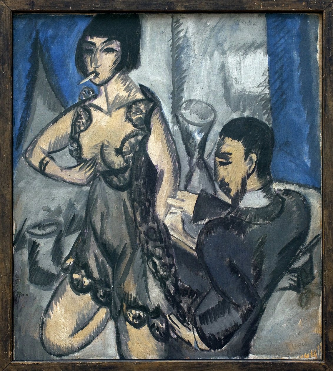 Pareja en una habitación de Ernst Ludwig Kirchner