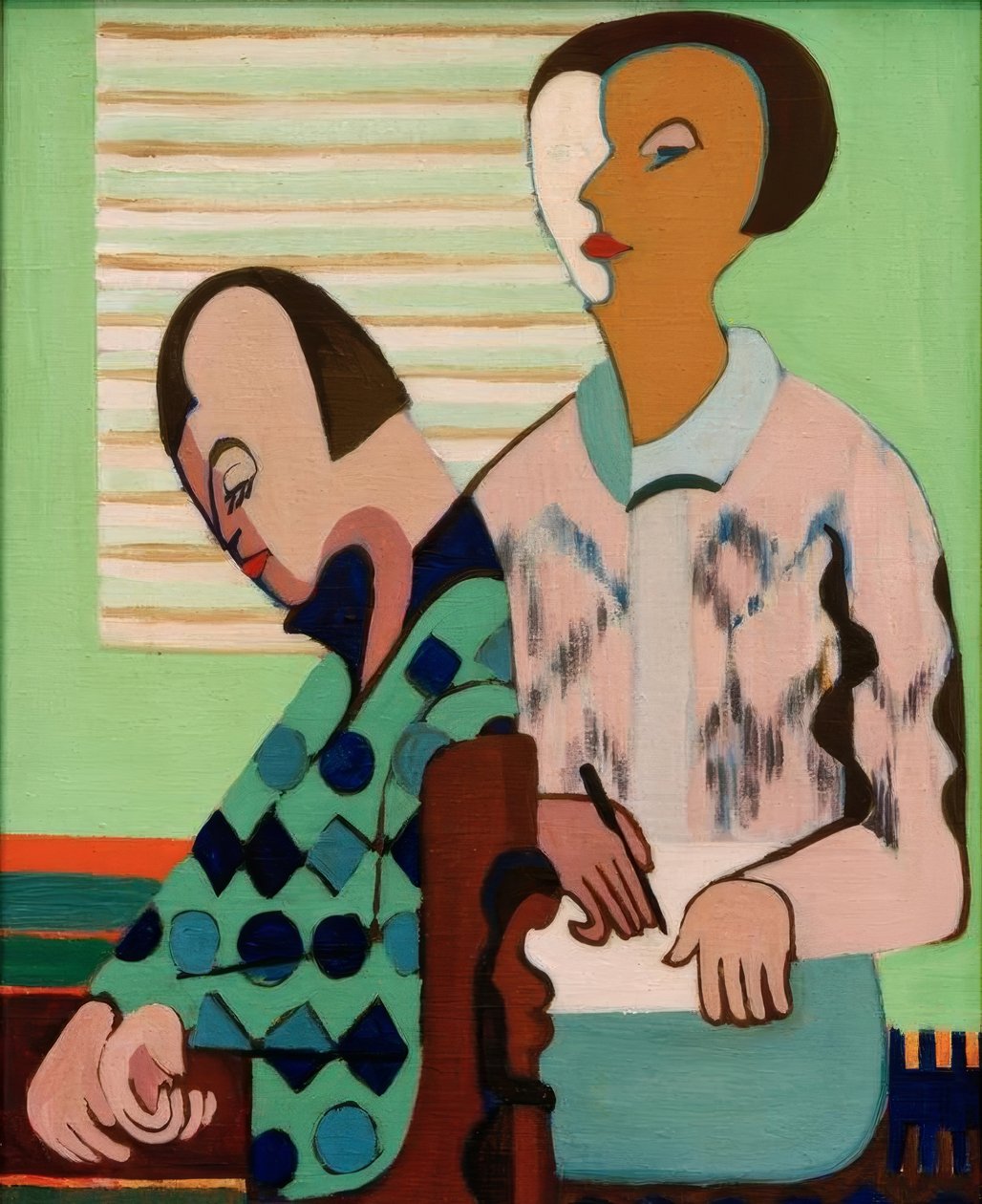 La pareja. Autorretrato con Erna de Ernst Ludwig Kirchner