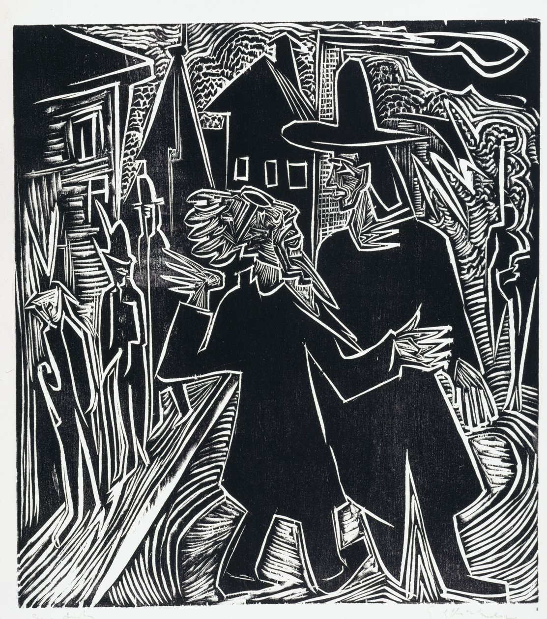 David y Absalón de Ernst Ludwig Kirchner