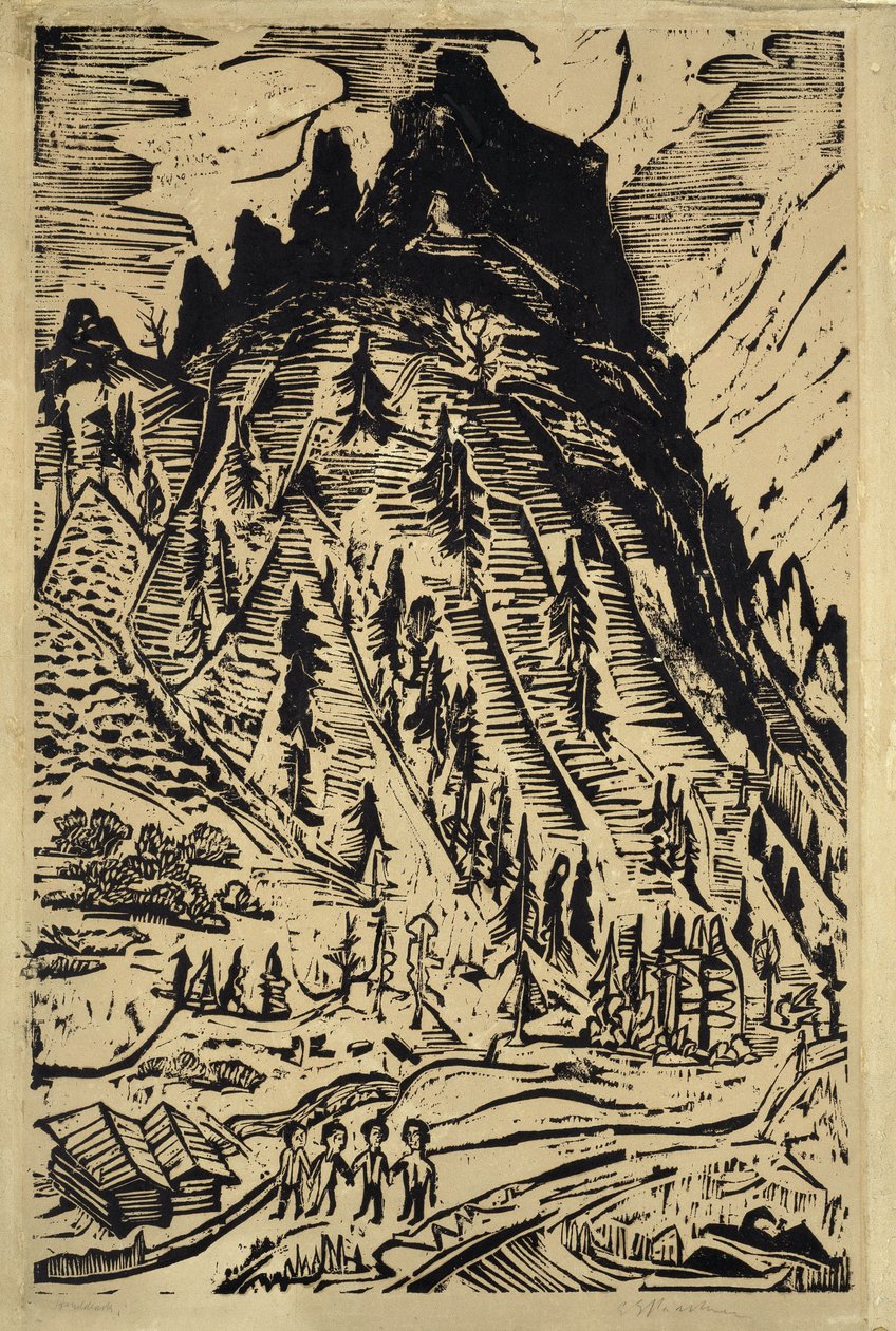 La montaña de Ernst Ludwig Kirchner