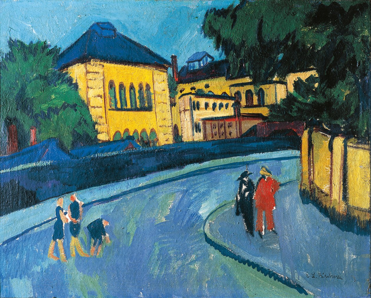 Dresde, Friedrichstadt de Ernst Ludwig Kirchner