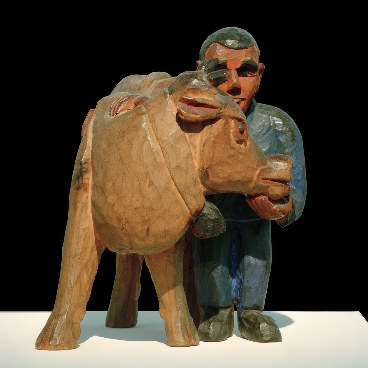 Campesino con vaca de Ernst Ludwig Kirchner