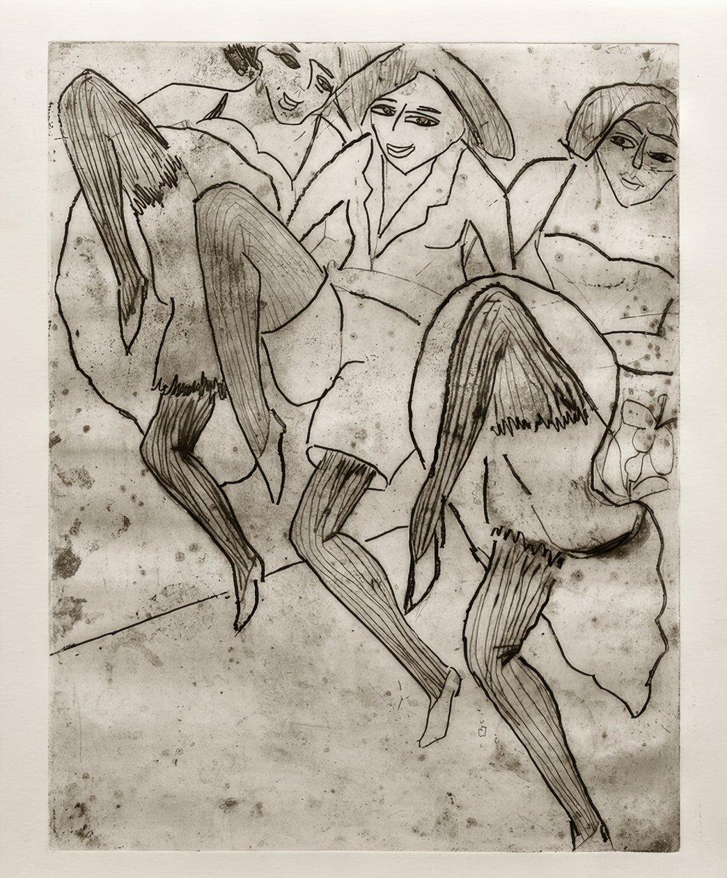 Bailarinas de Hamburgo de Ernst Ludwig Kirchner