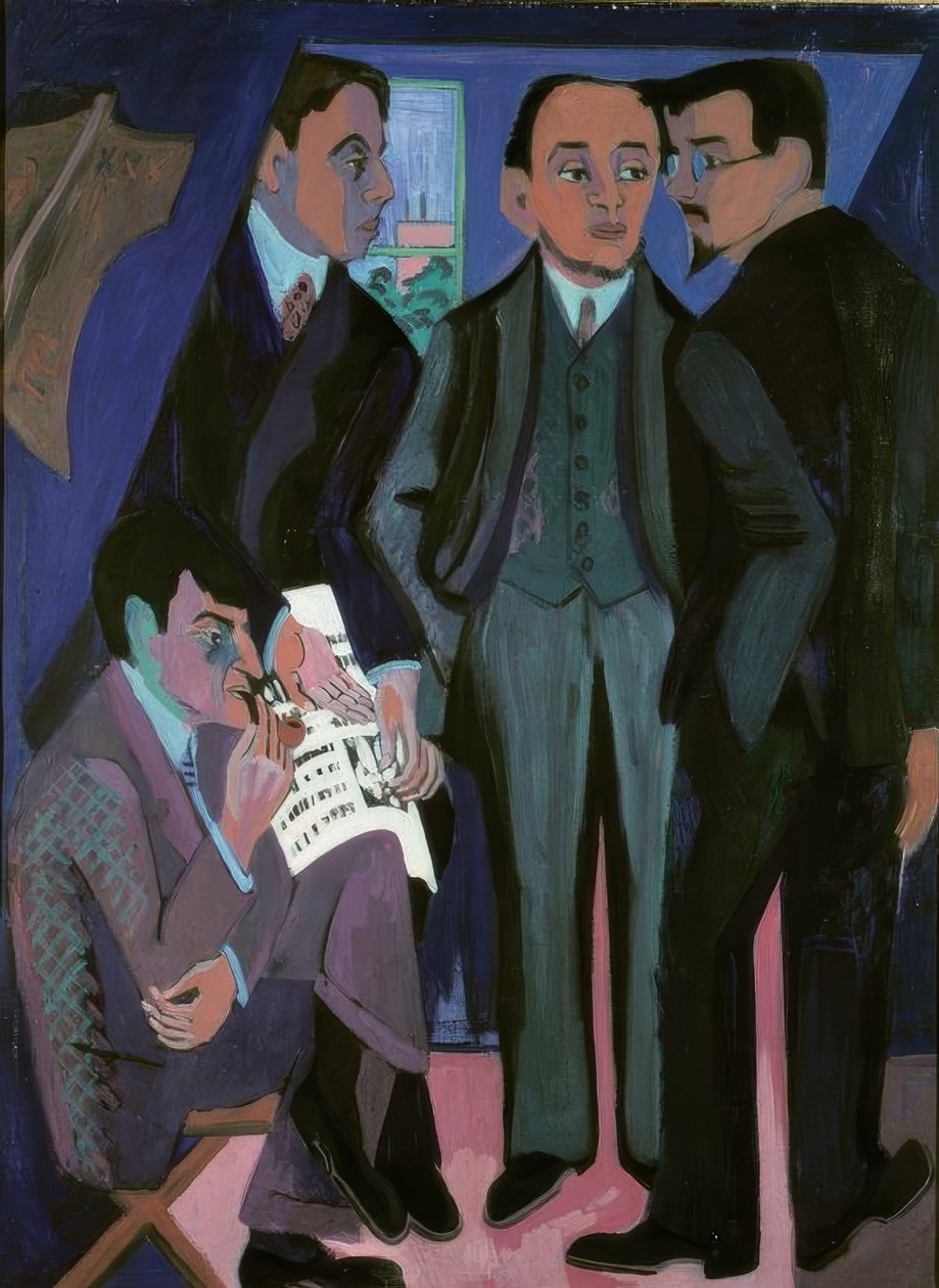 Una comunidad de artistas de Ernst Ludwig Kirchner
