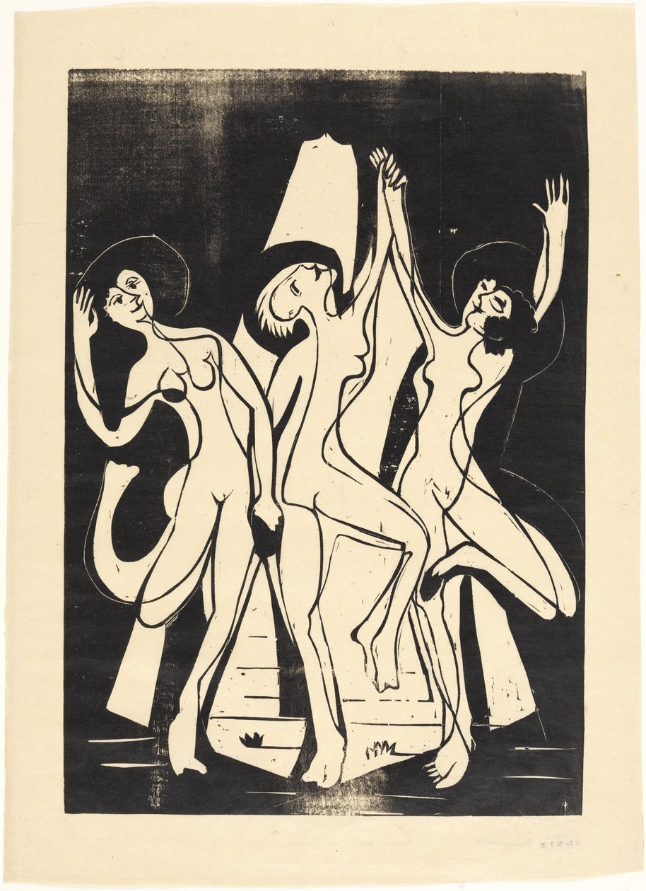Baile de colores de Ernst Ludwig Kirchner