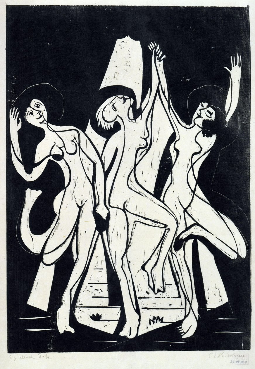 Danza de colores de Ernst Ludwig Kirchner