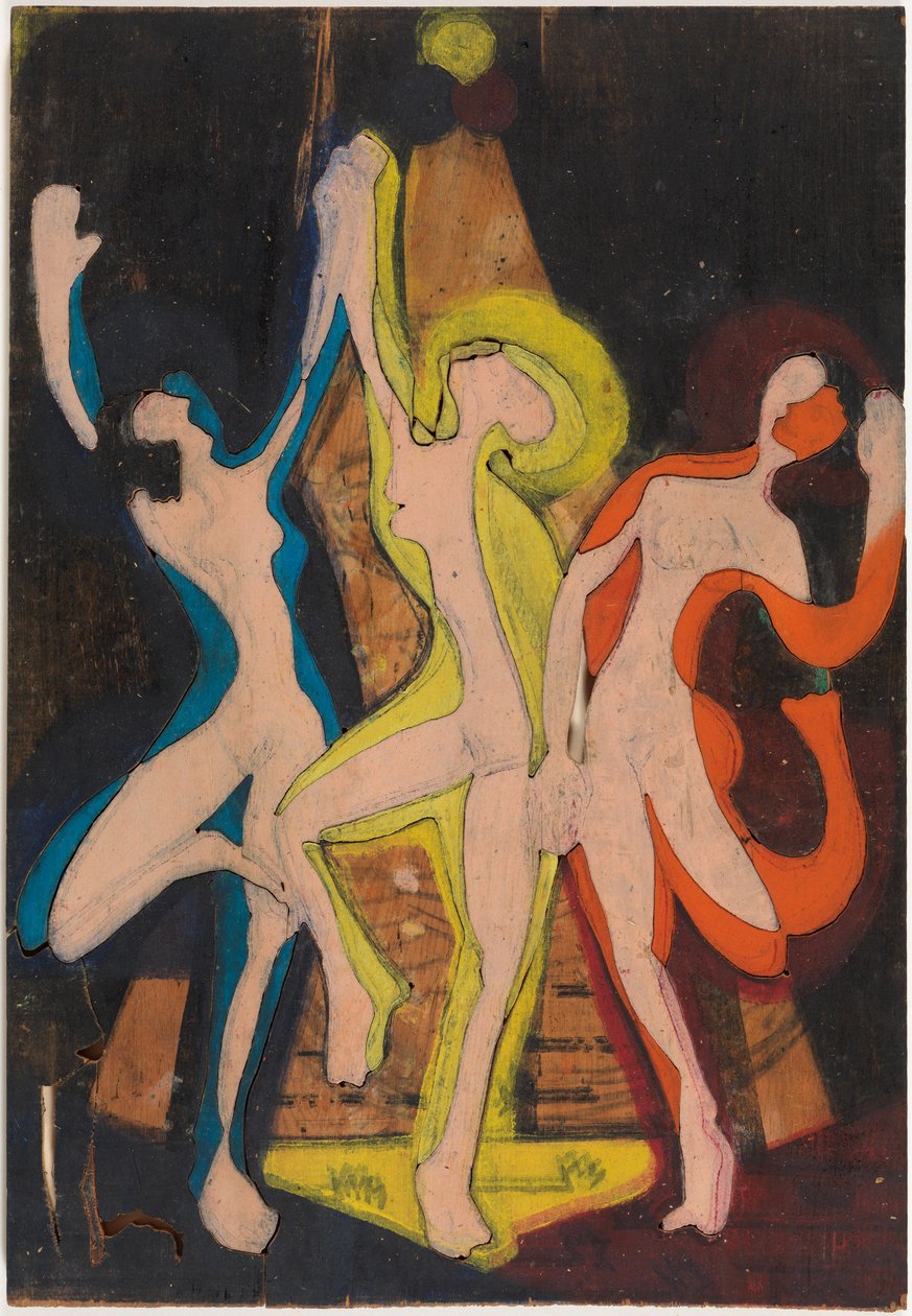 Danza de colores, Farbstock II de Ernst Ludwig Kirchner