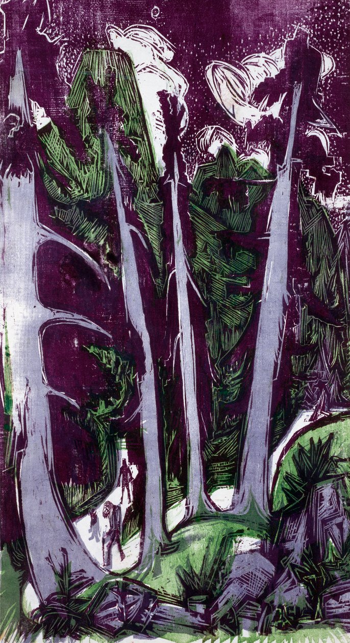 Abetos de Ernst Ludwig Kirchner