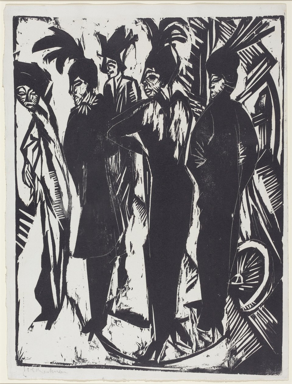 Cinco mujeres en la calle de Ernst Ludwig Kirchner