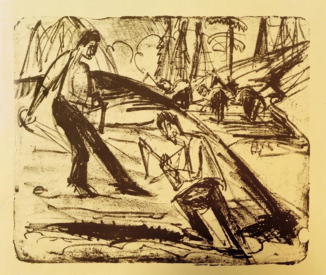 Trabajo de primavera de Ernst Ludwig Kirchner