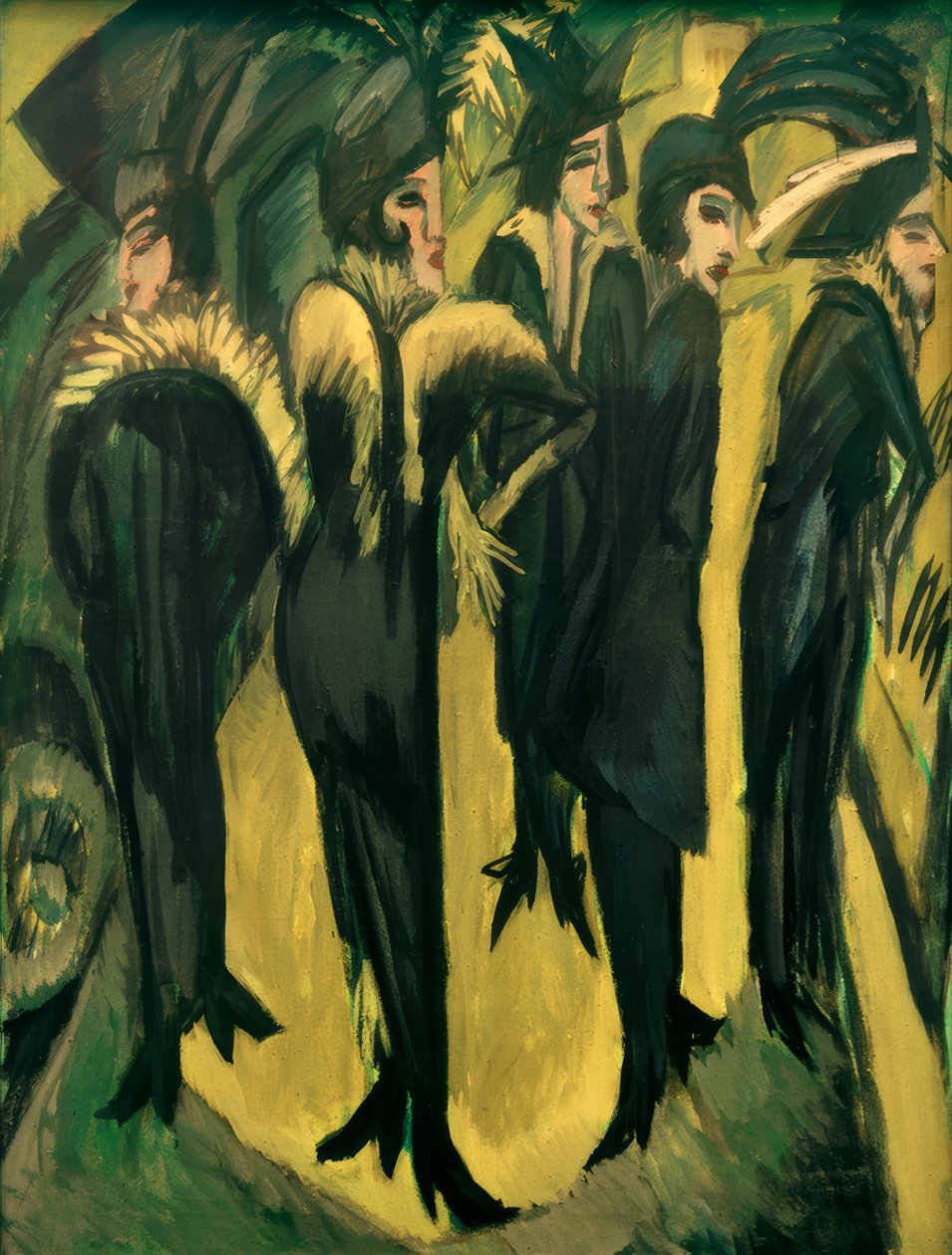 Cinco mujeres en la calle de Ernst Ludwig Kirchner