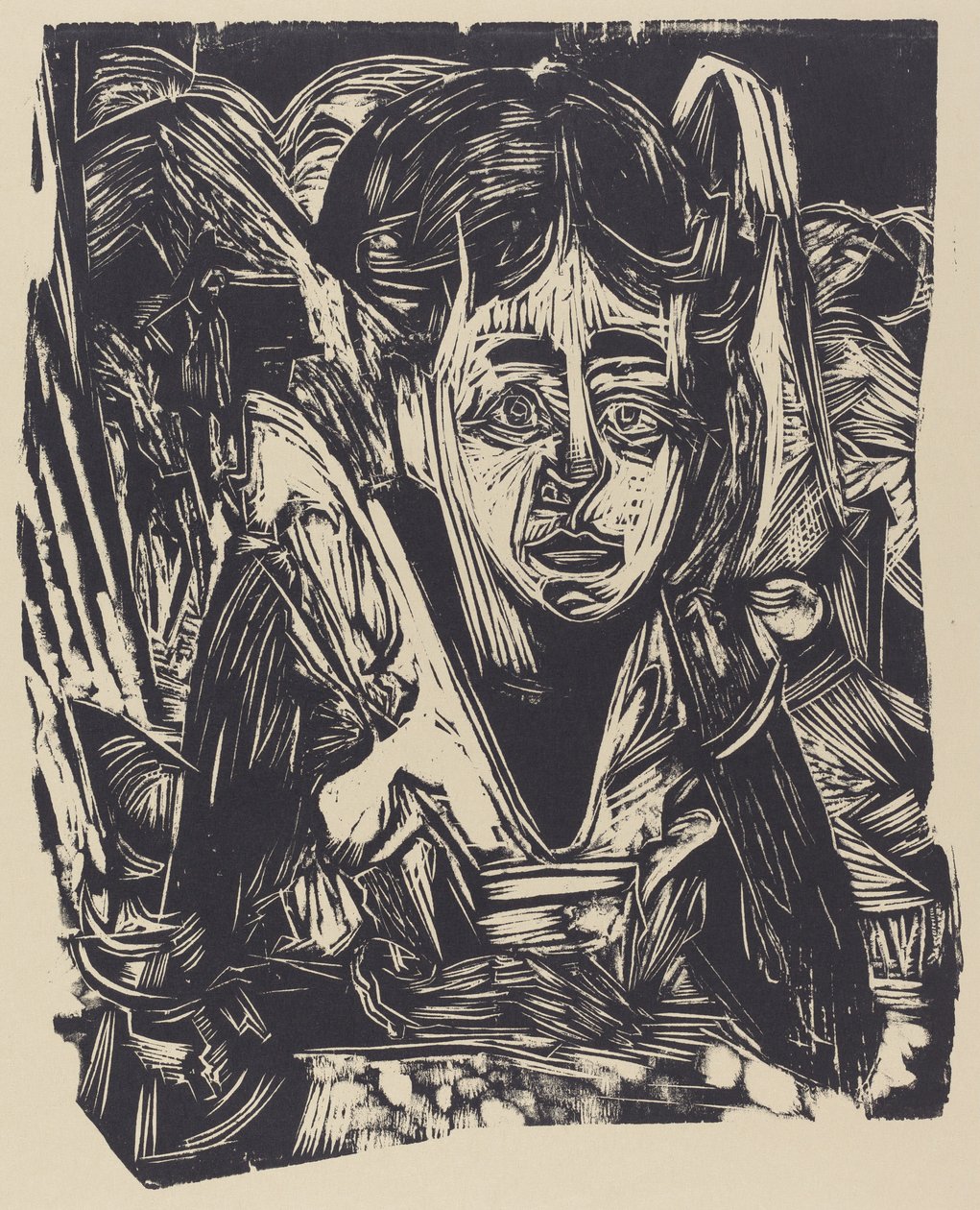 Niña soñando de Ernst Ludwig Kirchner